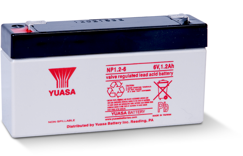 GS Yuasa NP1.2-6 SLA (AGM) Battery