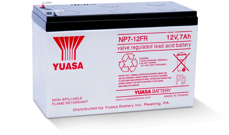 GS Yuasa NP7-12FR SLA (AGM) Battery