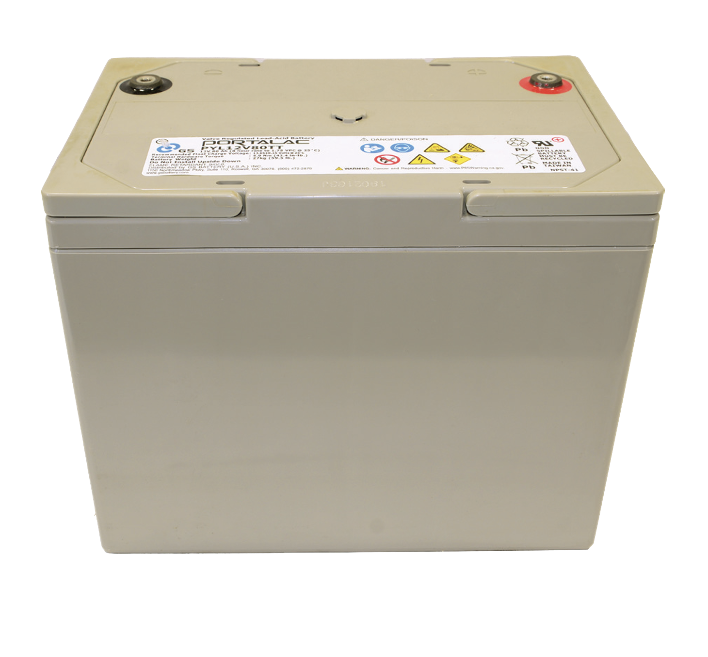 GS Yuasa PYL12V80TT SLA (AGM) Battery