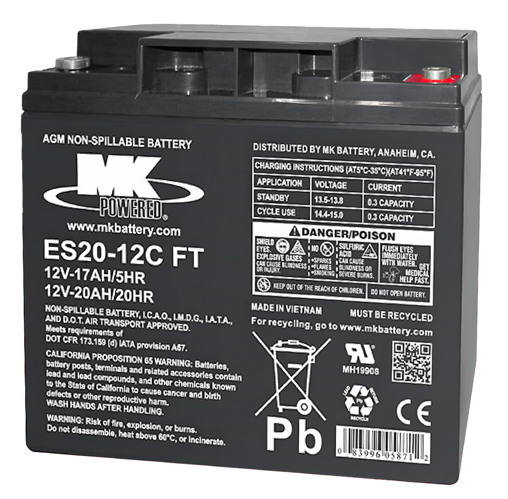 MK Battery ES20-12CFT