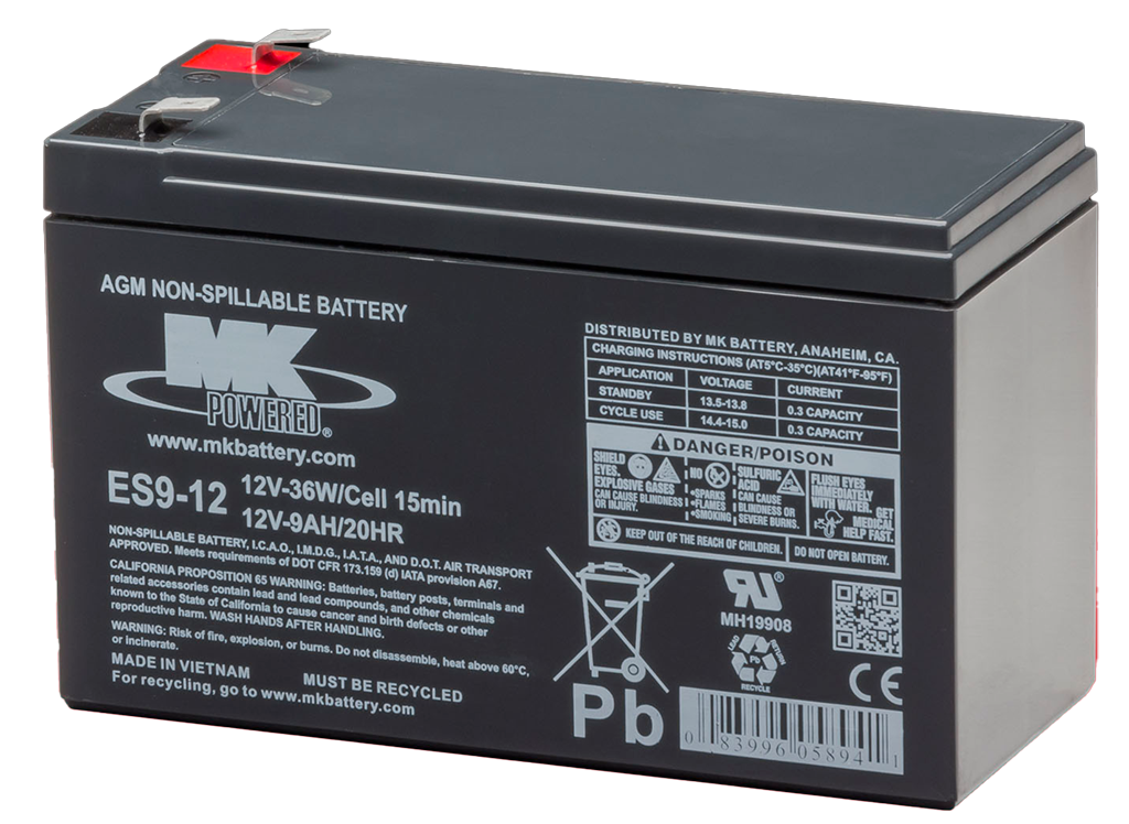 MK Battery ES9-12
