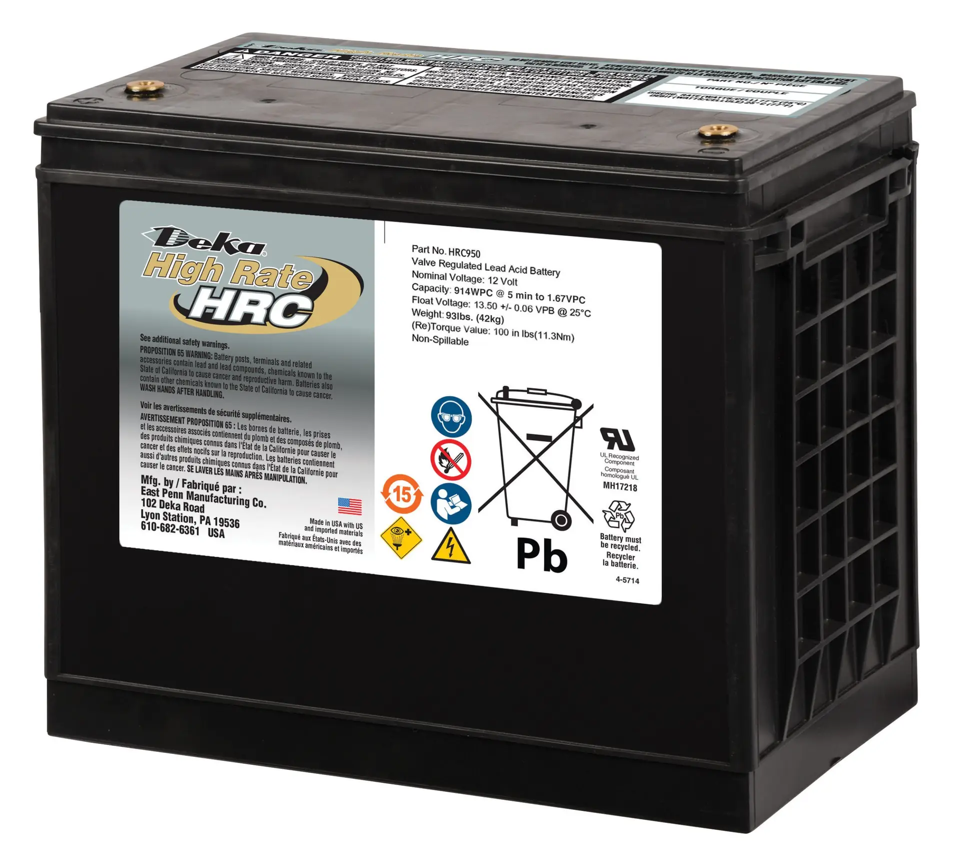 MK Battery HRC950
