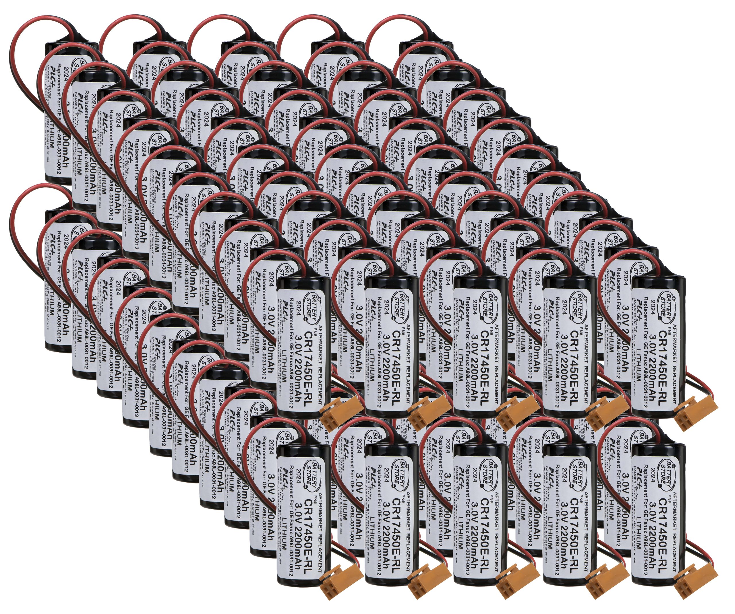 Quantity 100 A98L-0031-0012 3V 2200mAh (with Resistor)