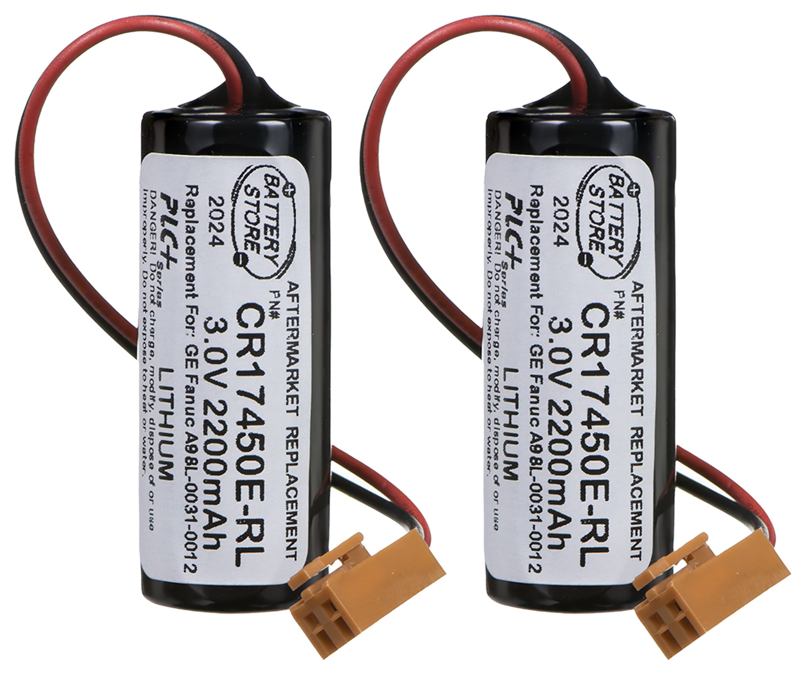 Quantity 2 A98L-0031-0012 3V 2200mAh (with Resistor)