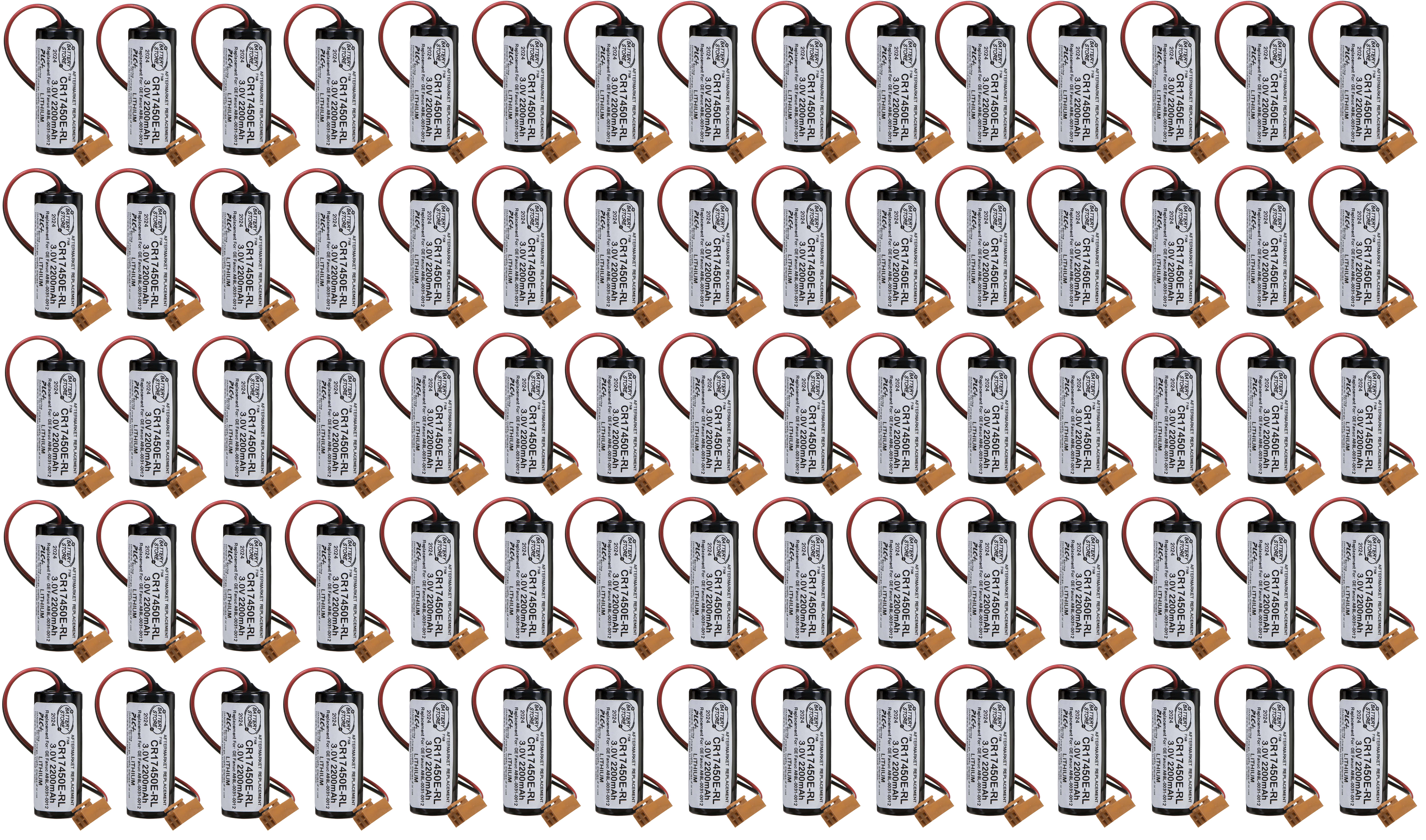 Quantity 75 A98L-0031-0012 3V 2200mAh (with Resistor)