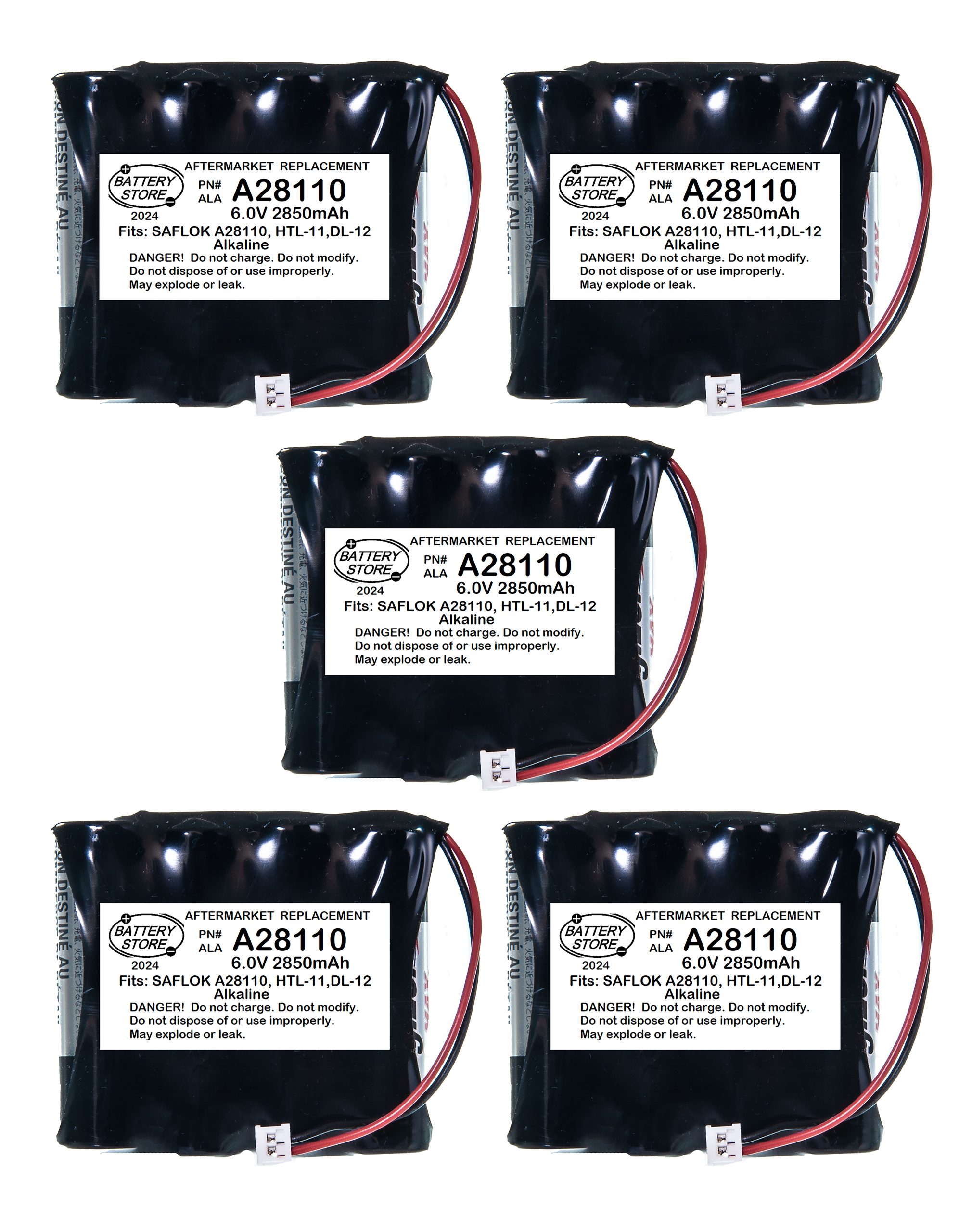 Quantity 5 ALA A28110 (ENERGIZER)