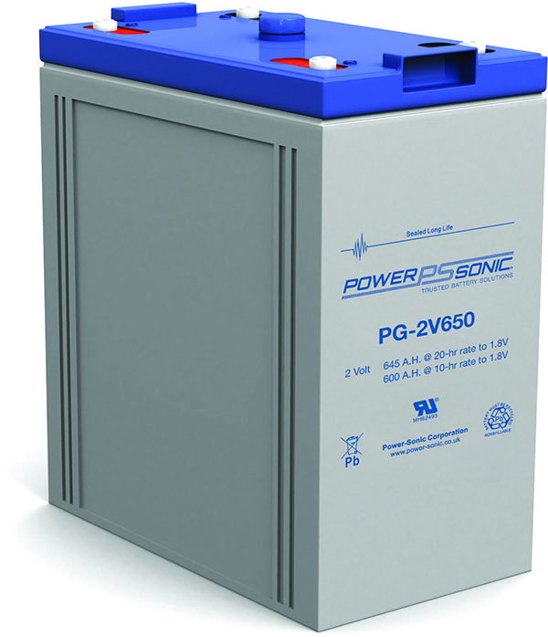 PowerSonic PG-2V650 Lead Acid Battery