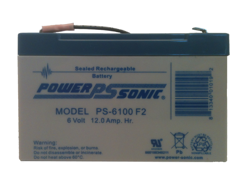 PowerSonic PS-12100F2 Lead Acid Battery - Image 2