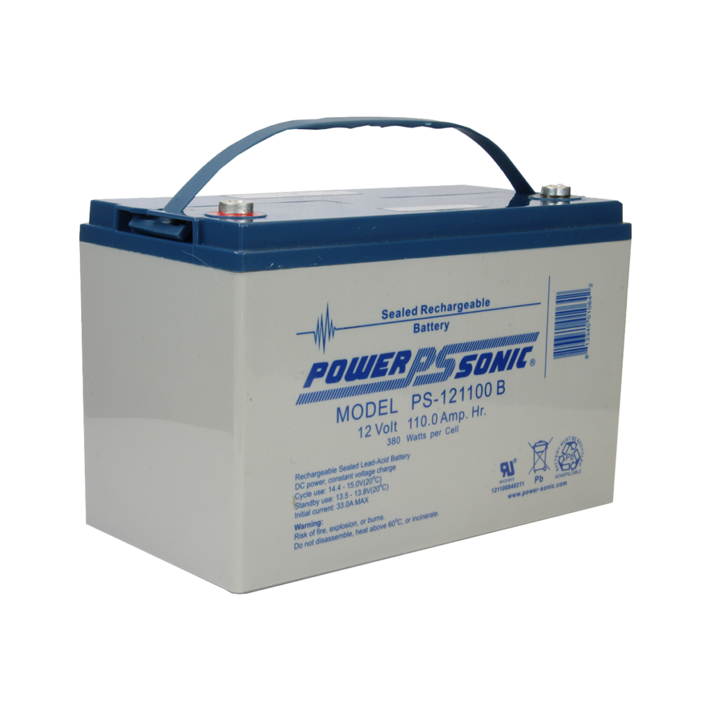 PowerSonic PS121100B Lead Acid Battery Battery Store, Inc.