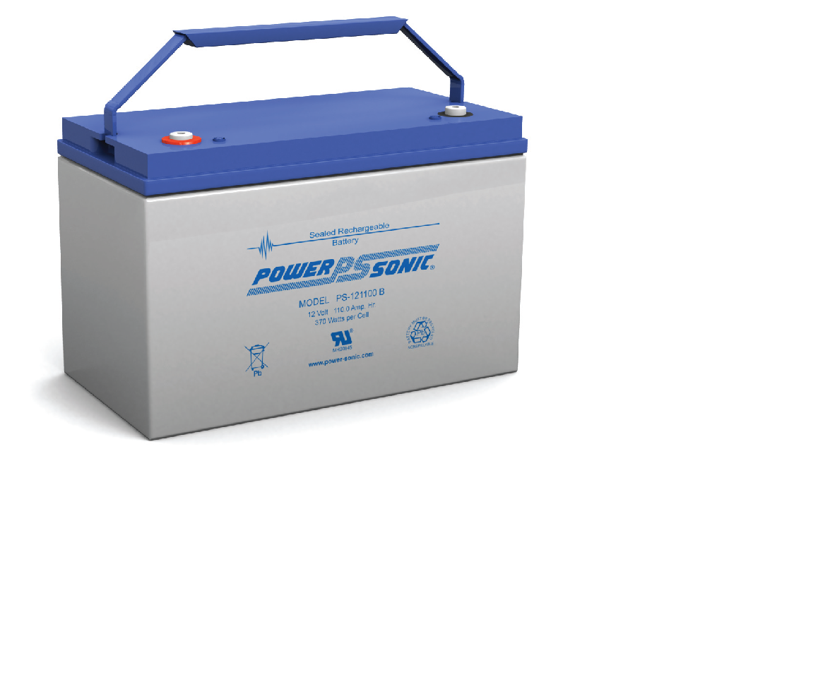 PowerSonic PS-121100B Lead Acid Battery - Image 2