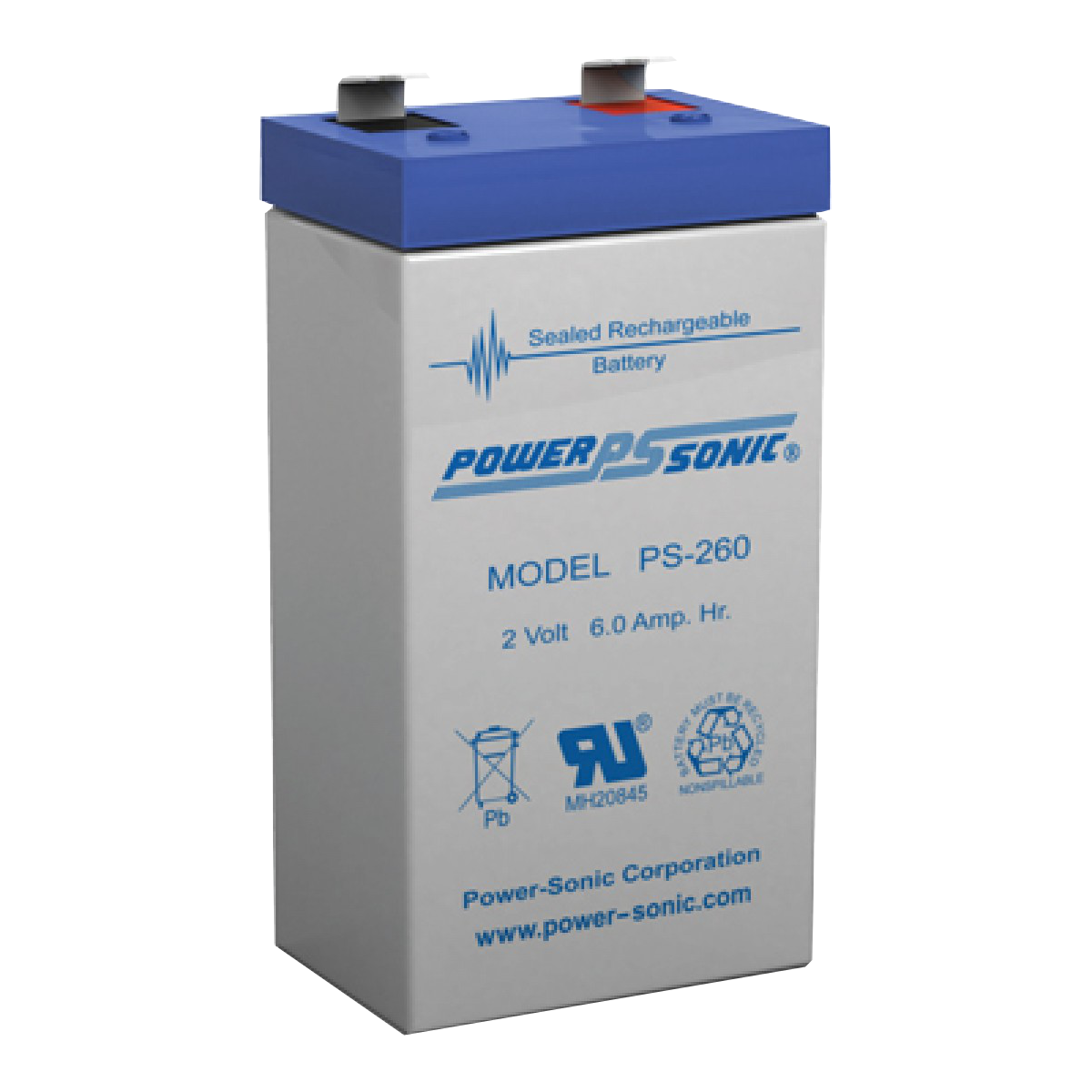 PowerSonic PS-260 Lead Acid Battery - Image 4