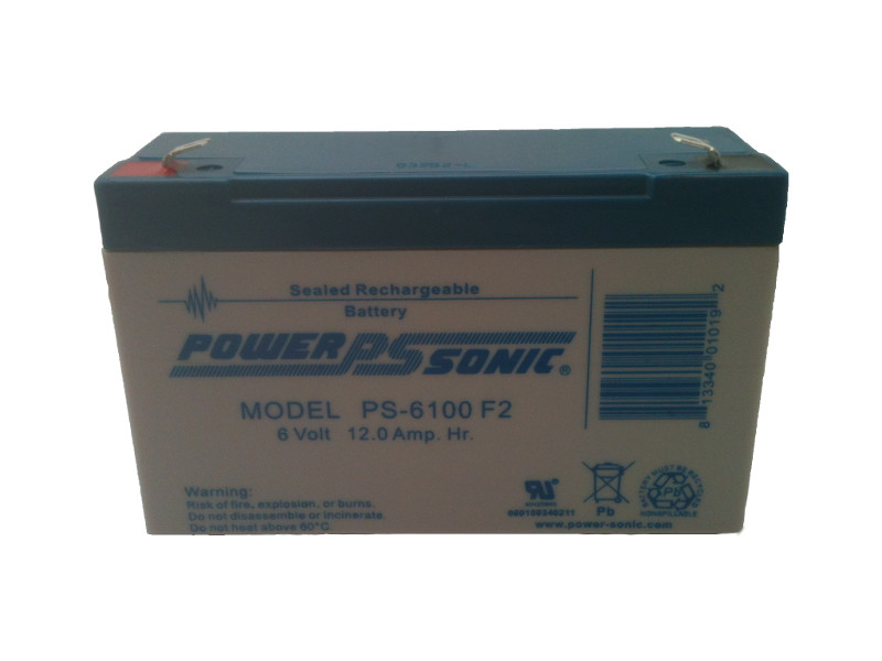 PowerSonic PS-6100F2 Lead Acid Battery - Image 2