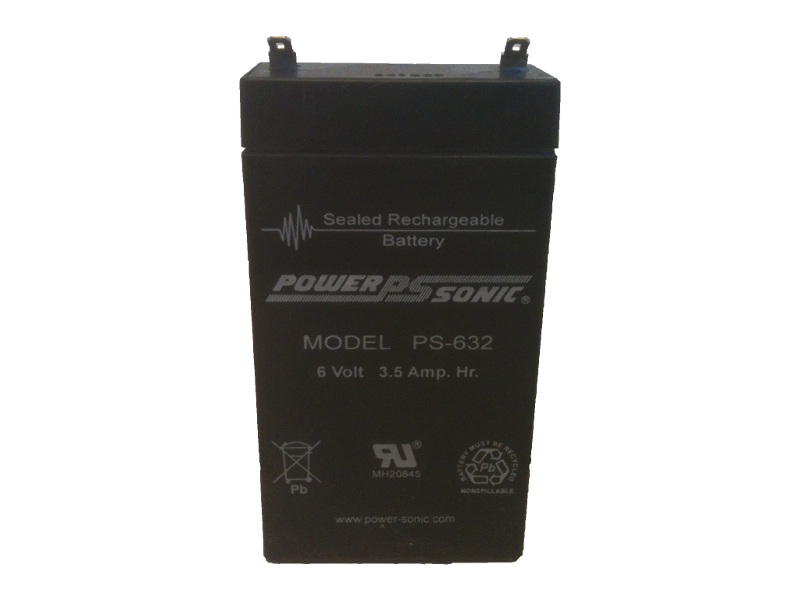 PowerSonic PS-632 Lead Acid Battery - Image 2