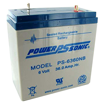 PowerSonic PS-6360F2 Lead Acid Battery - Image 2