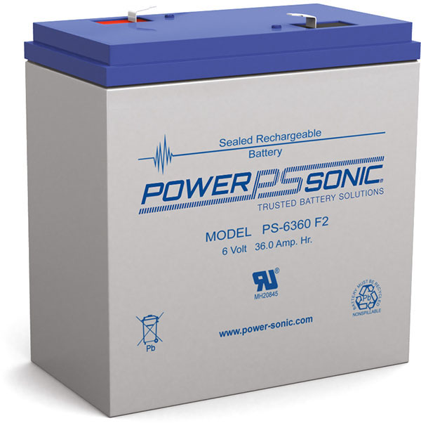 PowerSonic PS-6360F2 Lead Acid Battery