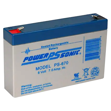 PowerSonic PS-670F1 Lead Acid Battery - Image 4