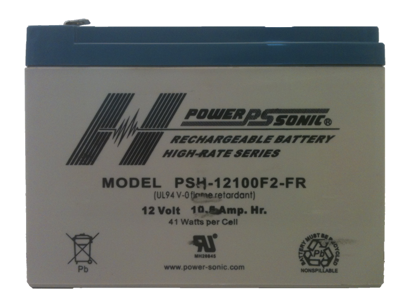 PowerSonic PSH-12100FR Lead Acid Battery - Image 2