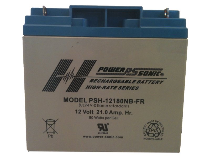 PowerSonic PSH-12180FR Lead Acid Battery - Image 2