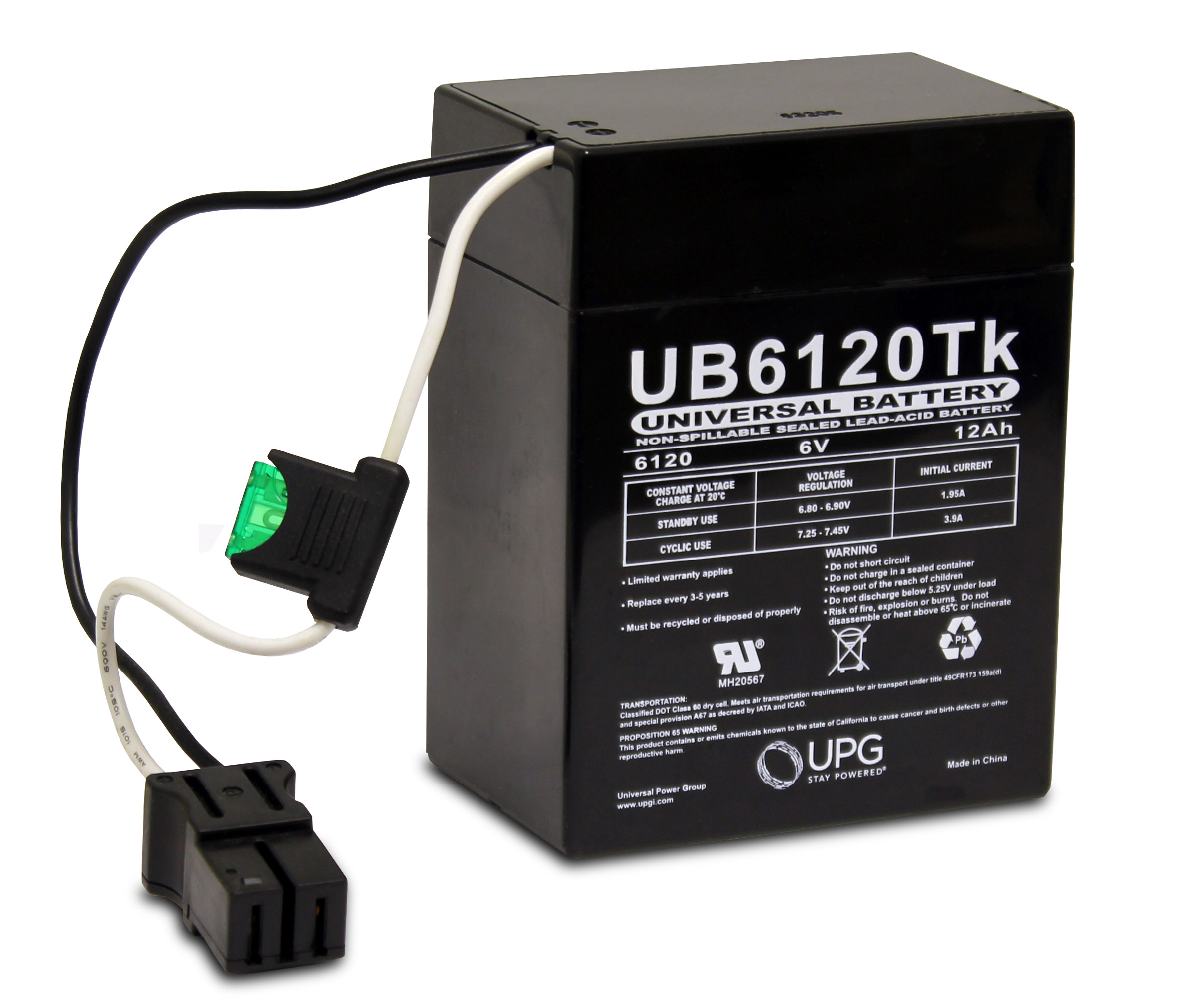 Universal Power UB6120TOY Lead Acid Battery